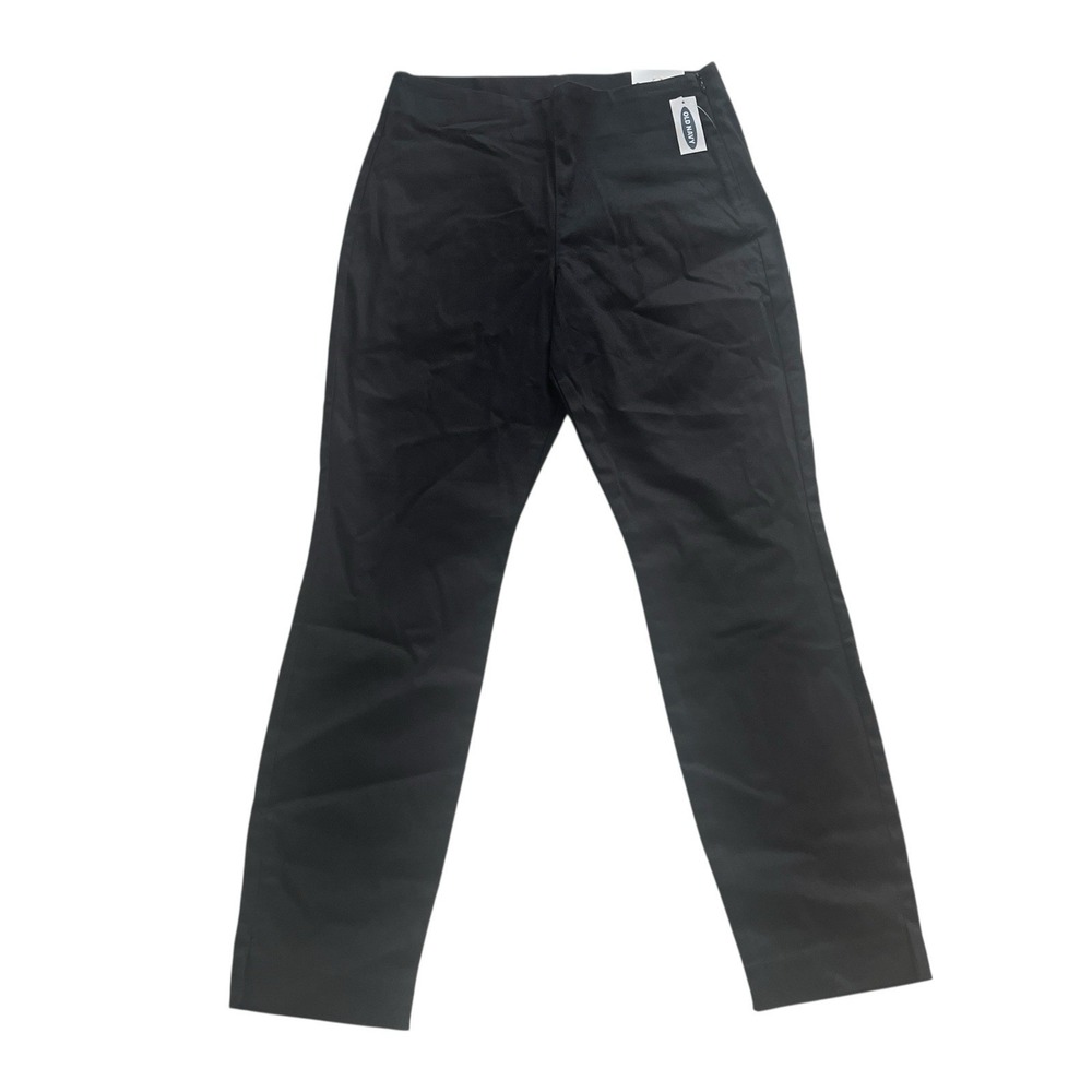 NWT Old Navy Women's Size 6 Black Ankle Dress Pants Skinny 97%‎ Cotton Capsule